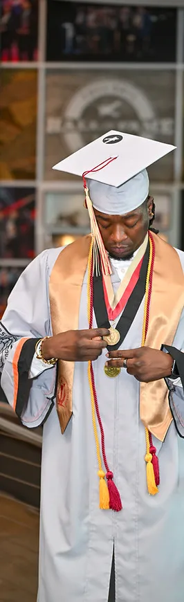 Tyshawn Jamison at graduation
